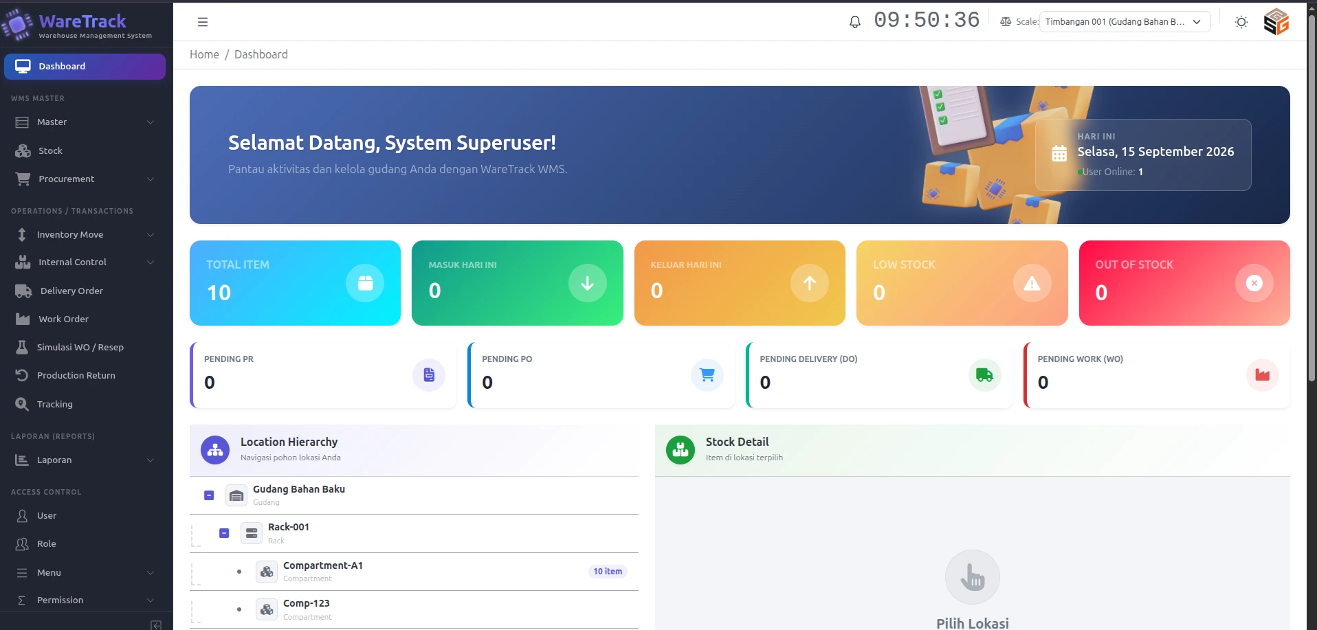 WareTrack WMS